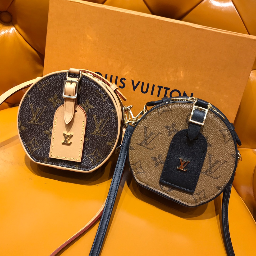 루이비통 미니 부아뜨 사포 모노그램 Louis Vuitton PETITE BOITE CHAPEAU Mini boite chapeau (M44699, M68276)