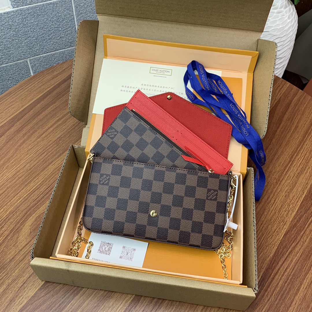 루이비통 포쉐트 펠리시 모노그램 캔버스 Louis Vuitton MONOGRAM Félicie Pochette M61276
