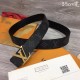 루이비통 남성 35mm 이니셜 리버서벌 벨트 M0450V 금장