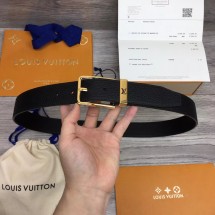루이비통 퐁 뇌프 35MM 토뤼옹 벨트 블랙 M6065 금장