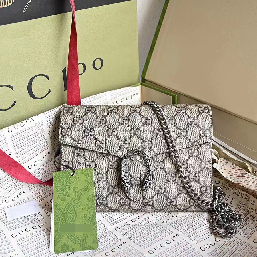 구찌 수프림 디오니소스 미니 체인 숄더백 Dionysus Wallet Chain 401231