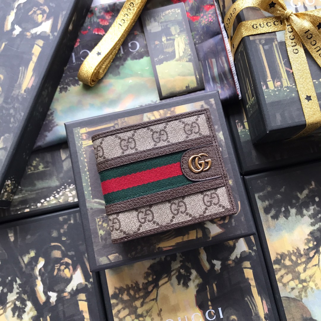 구찌 GG 슈프림 오피디아 반지갑 597606 96IWT 8745