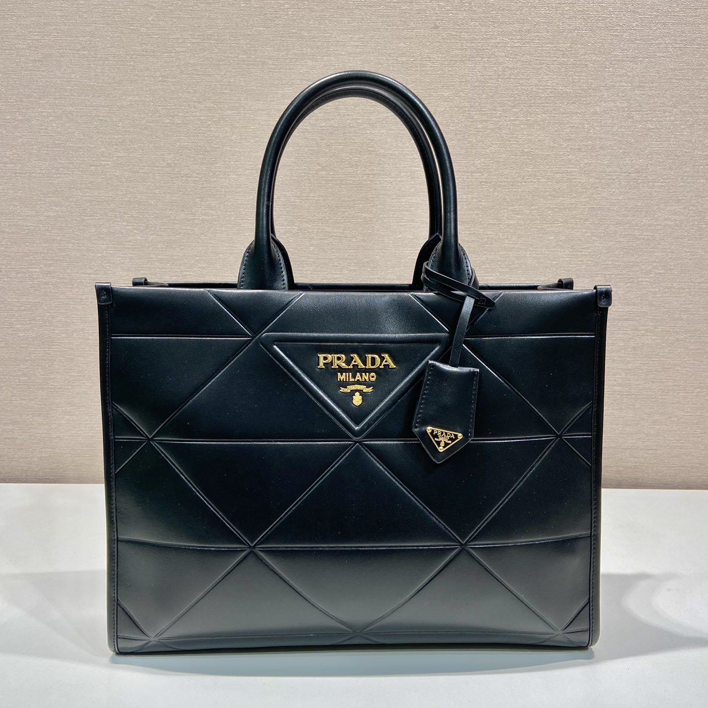 프라다 라지 가죽 핸드백 ASK V OCO 1BA377