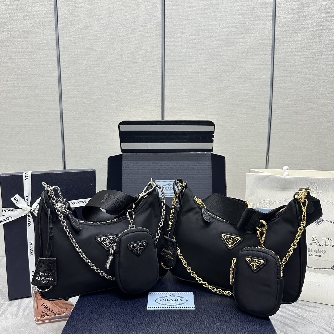 프라다 테수토 체인 스트랩 숄더백 1BH204