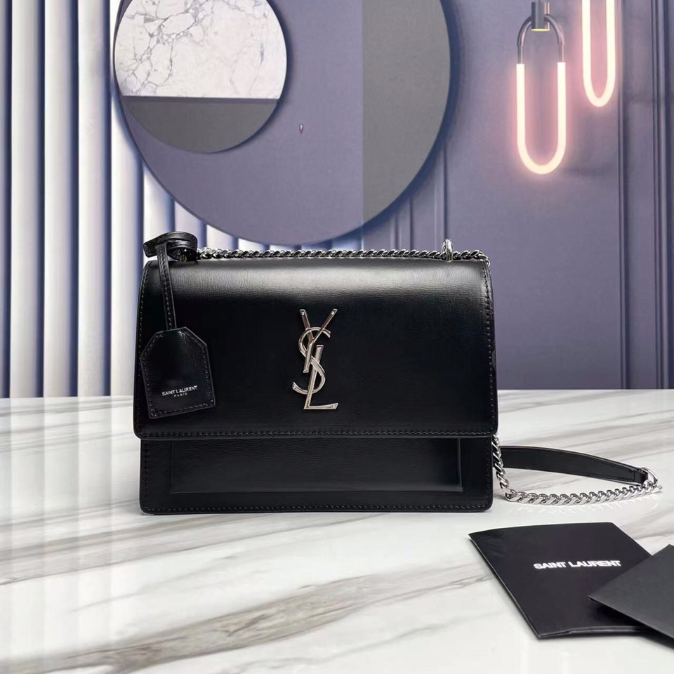 생로랑 선셋 미디엄 숄더백 금장 은장 442906 D420N 1000