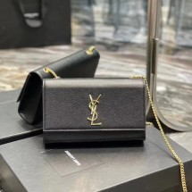 생로랑 모노그램 케이트 사첼백 스몰 금장 은장 469390 BOW0N 1000