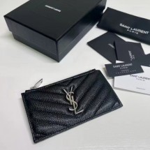 생로랑 YSL 프라그먼트 지퍼 카드지갑 607915