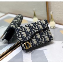 DIOR 디올 오블리크 새들 카드 지갑 M928 S5611CTZQ