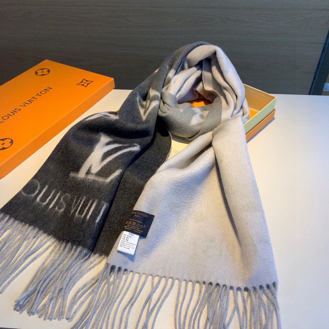 루이비통 모노그램잉크 콜드 레이캬비크 스카프 M76884
