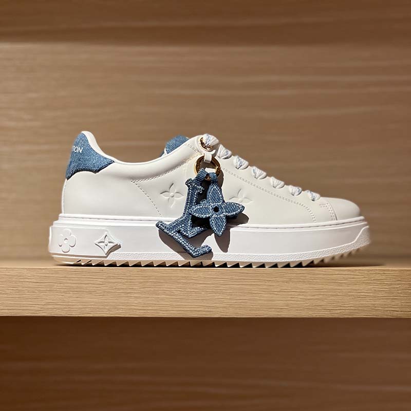 루이비통 플라워 참 타임아웃 스니커즈 (데님) 1ABB4R