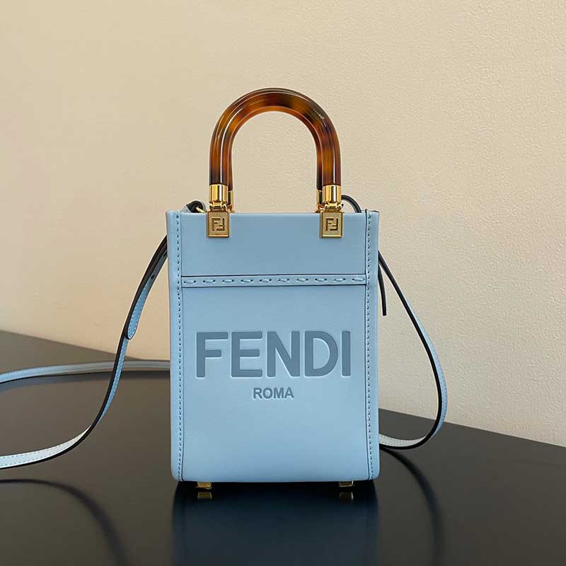 펜디 선샤인 쇼퍼백 핑크 불루 2칼라 8BS051