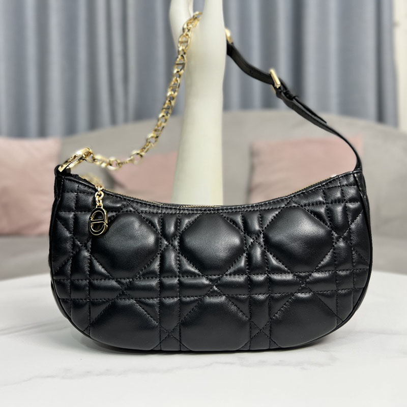 디올 CD Lounge 백 블랙 서플 매크로까나쥬 양가죽 M22626FBE_M900 2칼라