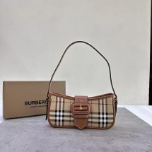 버버리 체크 SLING 백 베이지/브라운 80705631