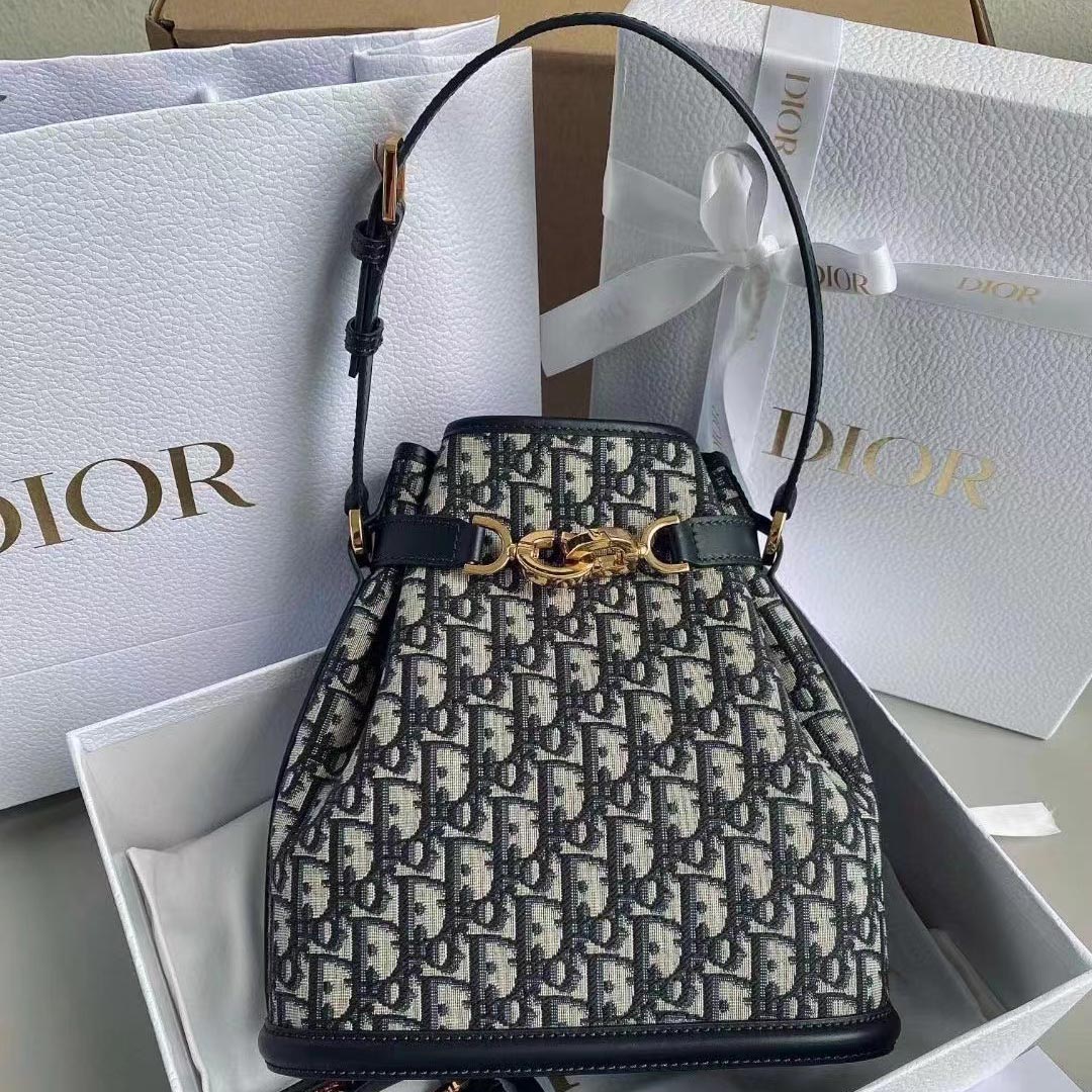 디올 오블리크 쎄 디올 버킷 백 미디움 M2271UTZQ