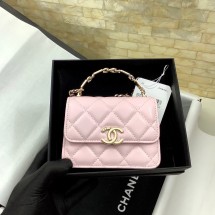 샤넬 체인 탑핸들 미니백  AP2758 B07964 NH620