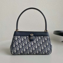 디올 오블리크 자카드 미디엄 키 백 M1843OTZQ_M928