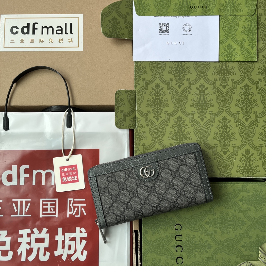 구찌 gg로고 지퍼 지갑 1244 706844UULBN