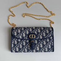 디올 오블리크 바비 이스트 웨스트 체인 파우치 백 S5703UTZQ