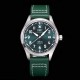 IWC PILOTS 마크 오토매틱 스테인레스 스틸 레더 40mm 시계 REF 노 IW328201 IW328205
