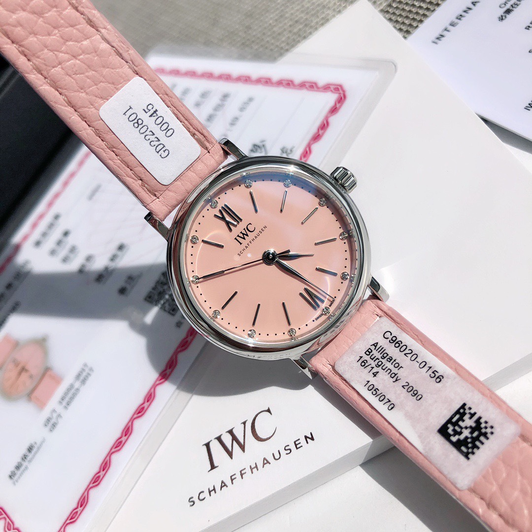 아이더블유씨 IWC Portofino Automatic 34mm Pink IW357417