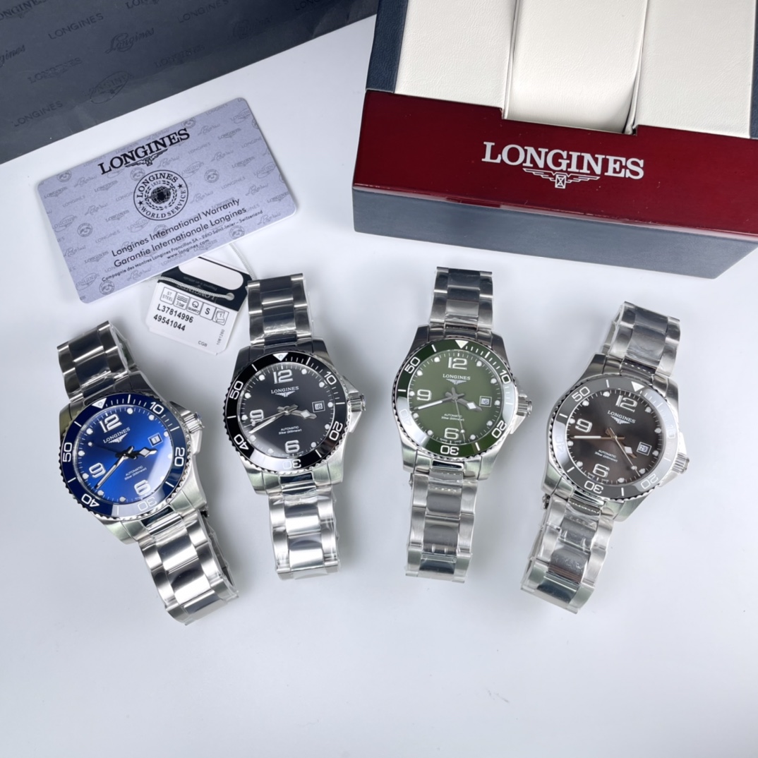 론진 하이드로 콘퀘스트 시계 LONGINES 41MM (4칼라) L3.781.4.06.6