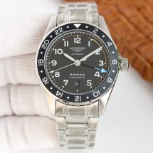 론진 스피릿 줄루 타임 그레이 다이얼 42MM (3칼라) L3.812.4.63.6