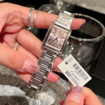 까르띠에 탱크 솔로 스틸 스몰 31MM*24.4MM 여성용시계 W5200013