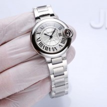 까르띠에 발롱블루 오토매틱 여성 33mm 시계 WSBB0044