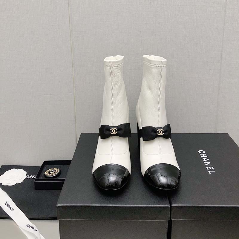 샤넬 CHANEL 숏 부츠 리본 구두 SHORT BOOTS (3칼라) G40099