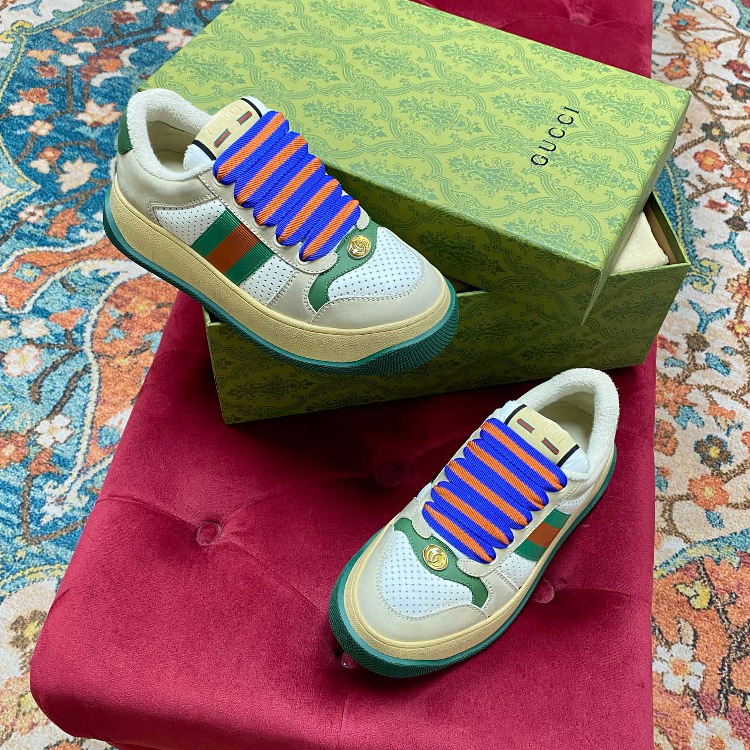 구찌 스크리너 스니커즈 756465 0YIA0 9547