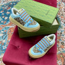 구찌 여성 스크리너 스니커즈 757700 FAB4C 2562