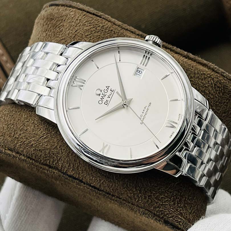 오메가 남성 시계 드빌 프레스티지 오토매틱 39.5mm 424.10.40.20.02.003