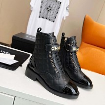 샤넬 23FW 콤뱃 레이스업 부츠 (4컬러) G45005