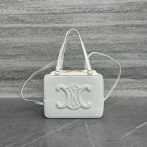 셀린느 폴드형 큐브백 부드러운 카프스킨 탠 3칼라 111383DU3