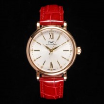 IWC 포르투피노 다이아 골드 34mm 시계 IW357401