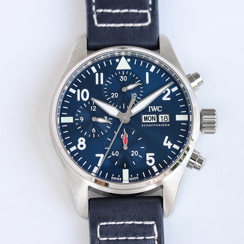 IWC 파일럿 크로노그래프 41mm 시계 IW388101