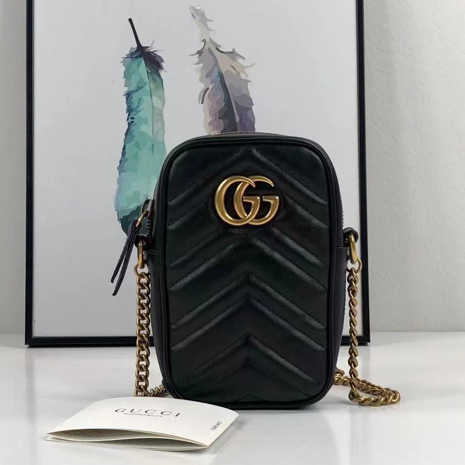 구찌 GG 마몬트 미니 크로스백 2칼라 598597