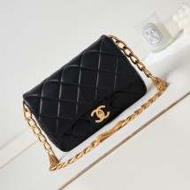 샤넬 23A 공방 볼드 체인 스몰 램스킨 플랩백 (4컬러) AS4231