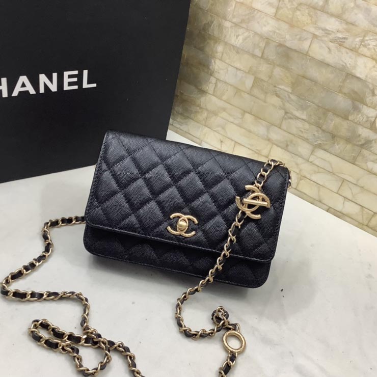 샤넬 23B 턴락 CC로고 WOC (2컬러) AP3479