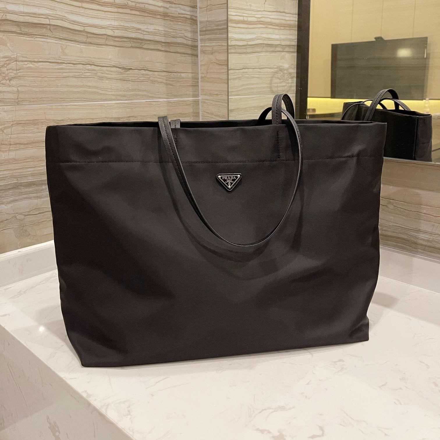 프라다 리나일론 및 사피아노 가죽 토트백 3칼라 1BG107 RV44 F0002