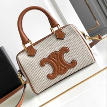 셀린느 트리오페 보스턴 백 스몰 베이지 113772FEA