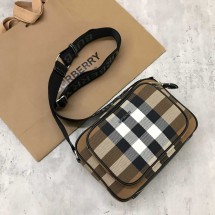 버버리 체크 코튼 크로스바디 백 2칼라 80416761