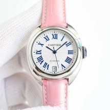 까르띠에 Cle De 오토매틱 여성 35MM 시계 WSCL0017