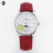 론진 마스터 오토매틱 다이아몬드 여성용 34mm 시계 L2.409.4.87.2