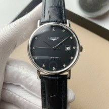 론진 플래그십 38.5mm 남성 시계 L4.974.4.57.2