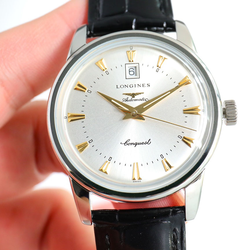 론진 컨퀘스트 헤리티지 40mm 시계 4칼라 L1.645.4.75.9