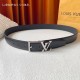 루이비통 Louis Vuitton 35MM 남성벨트 LV 스카이라인 3칼라 M0687