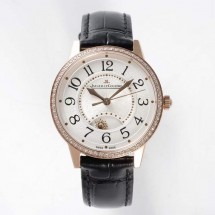 JAEGER LECOULTRE 예거 르쿨트르 랑데부 나잇 & 데이 오토매틱 와인딩 34MM 여성용 시계 Q3442430