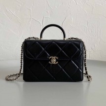 샤넬 23K cc로고 탑핸들 스몰 박스백 3칼라 AS4470