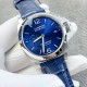 Panerai 파네라이 루미노르 마리나 스테인리스 스틸 42mm 블루 다이얼 시계 PAM01393